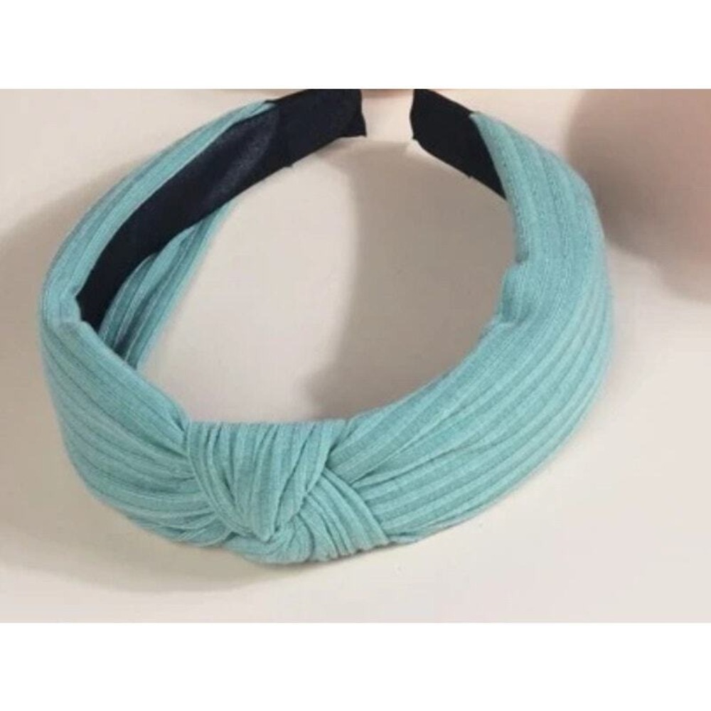 Green turban knot headband Mss Rachel Style (fit kids and adults)
